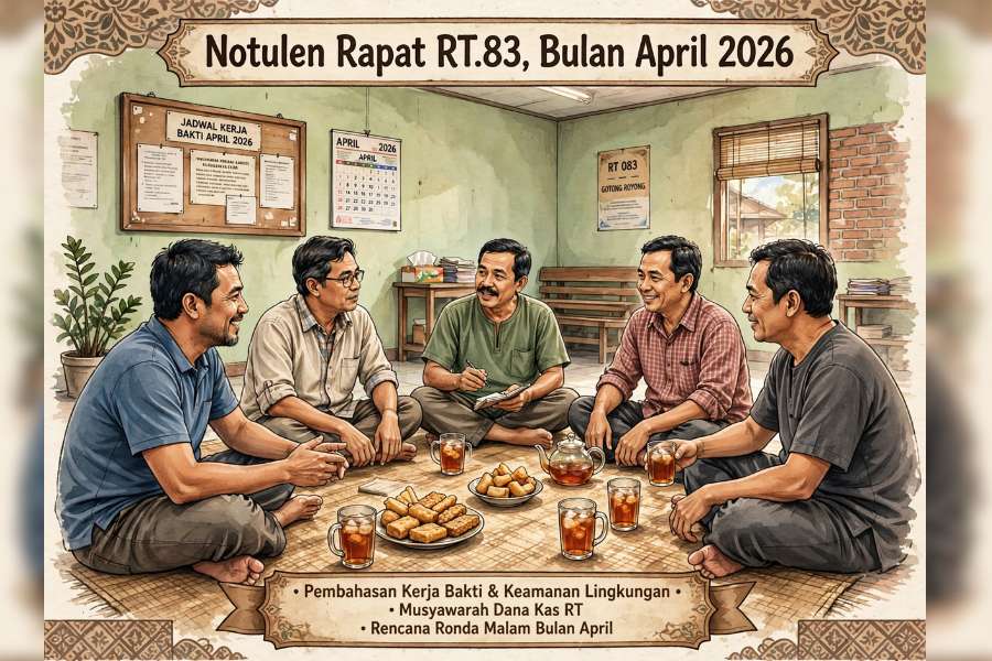 Hasil Rapat RT.83 Bulan April 2026