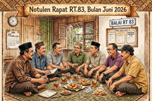notulen rapat rt83 bulan juni 2026