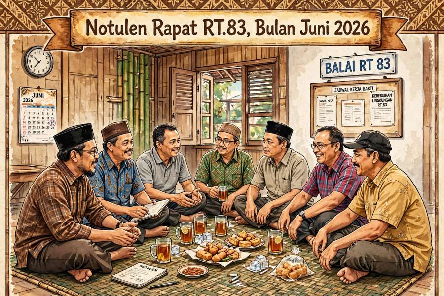 Hasil Rapat RT.83 Bulan Juni 2026